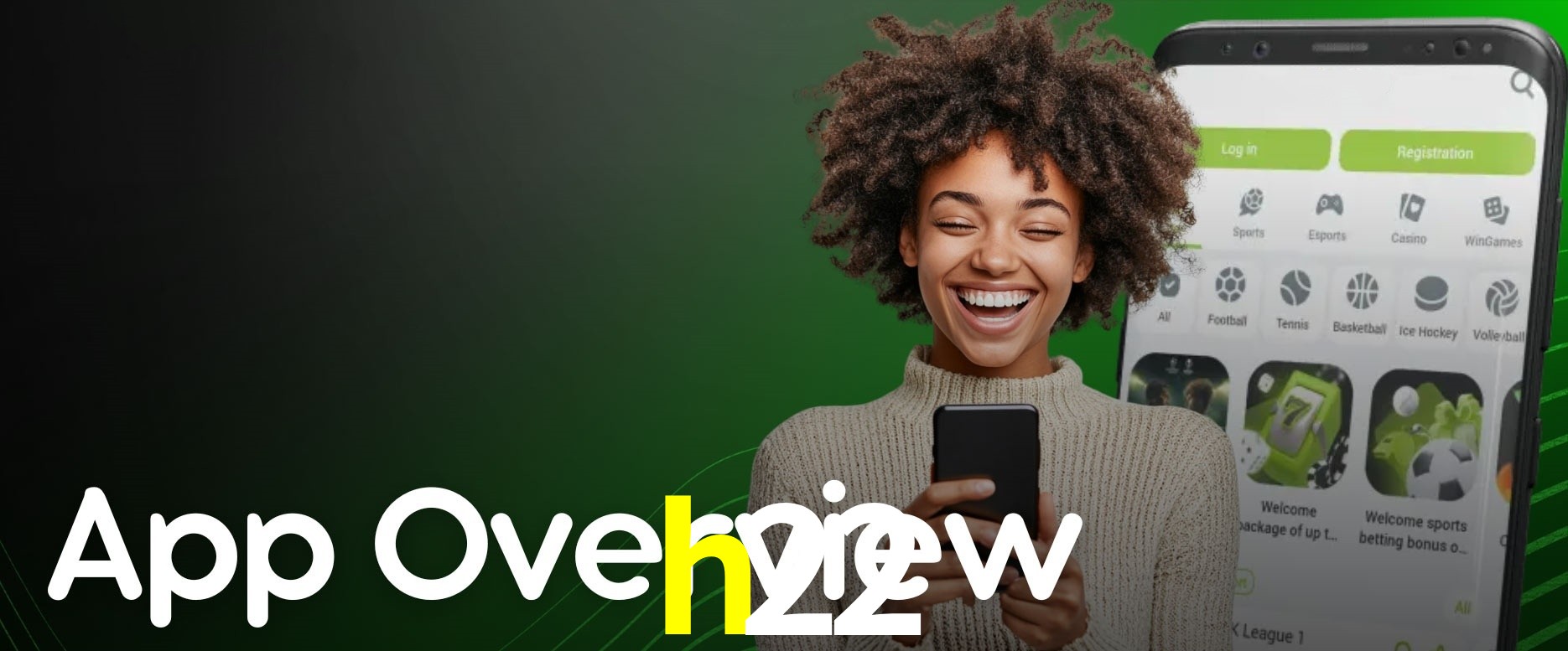 APP oficial da h22 para mobile